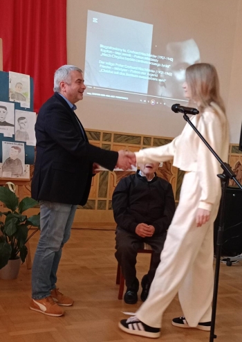 Preisverleihung (1. Preis Oberstufe)