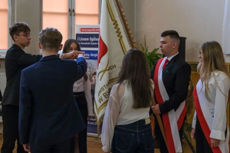 Uroczyste ślubowanie klas pierwszych